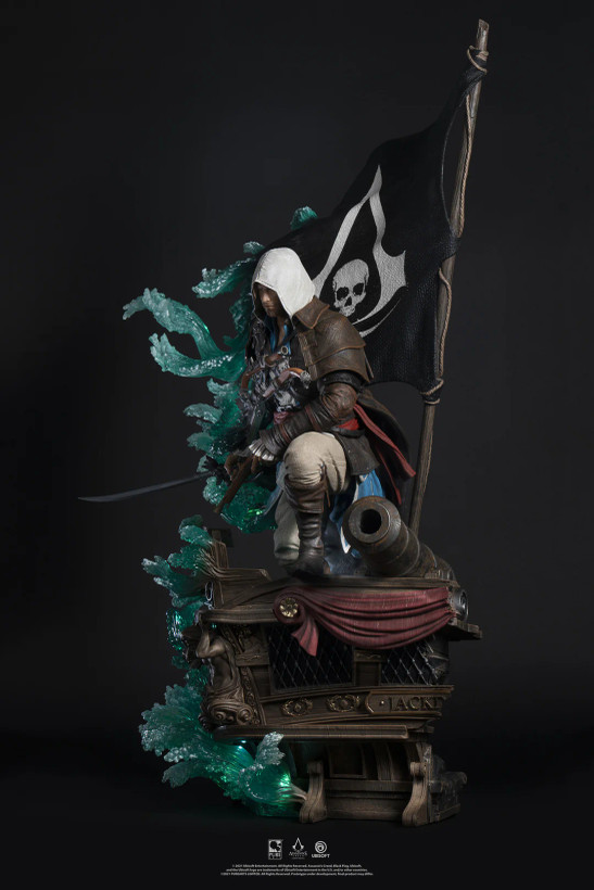 فیگور اساسین کرید بلک فلگ ادوارد نسخه اکسکلوسو برند پیورآرت مدل Assassin's Creed Black Flag Animus Edward Exclusive Edition Pure Arts