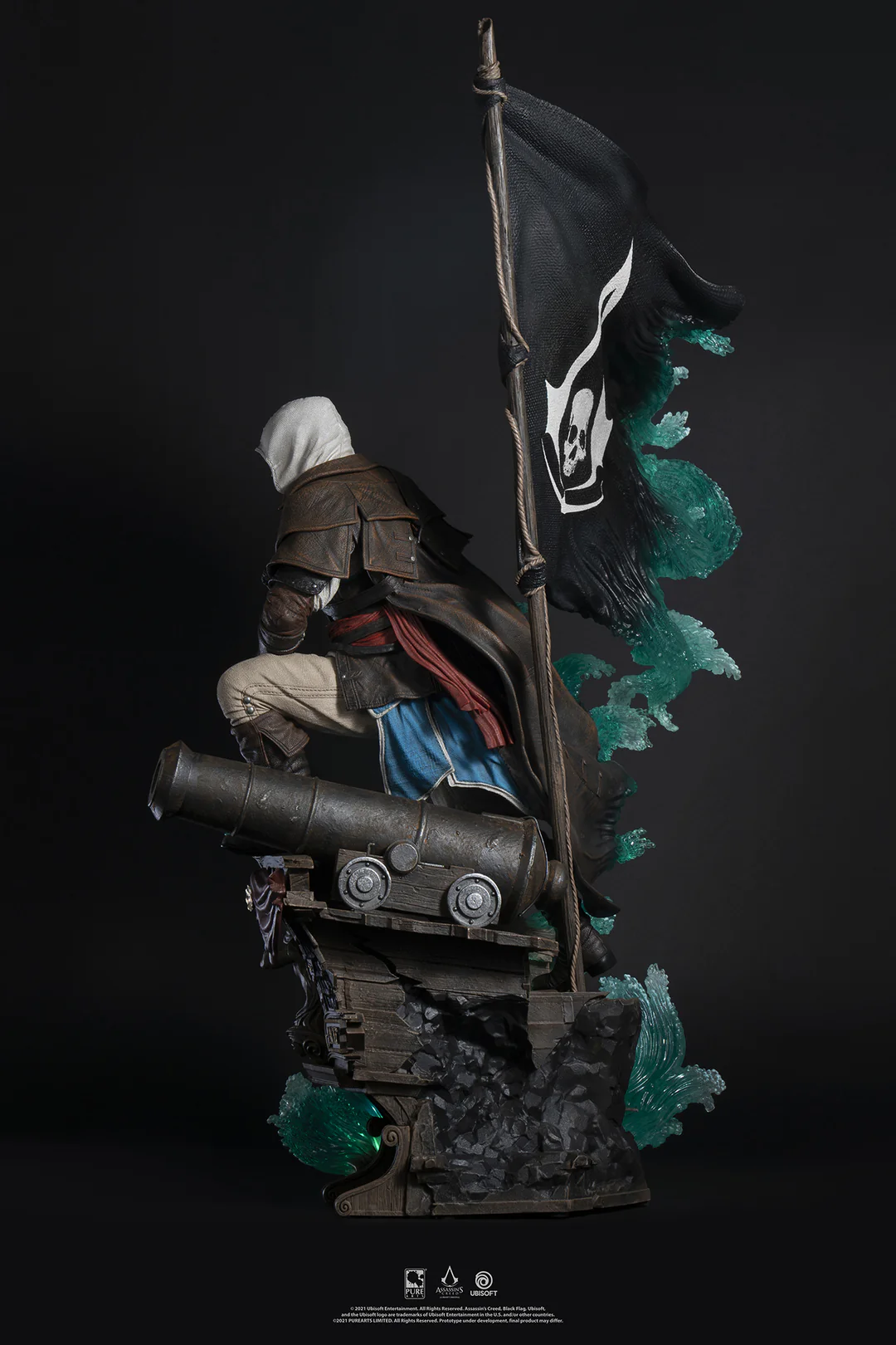 فیگور اساسین کرید بلک فلگ ادوارد نسخه اکسکلوسو برند پیورآرت مدل Assassin's Creed Black Flag Animus Edward Exclusive Edition Pure Arts