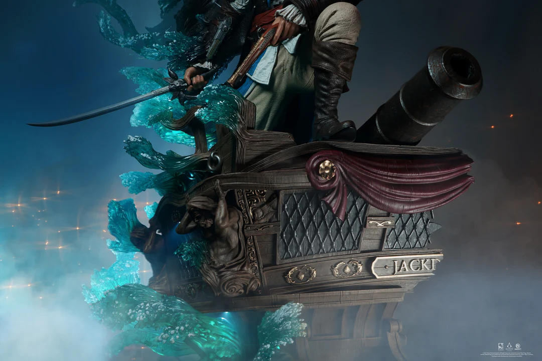 فیگور اساسین کرید بلک فلگ ادوارد نسخه اکسکلوسو برند پیورآرت مدل Assassin's Creed Black Flag Animus Edward Exclusive Edition Pure Arts