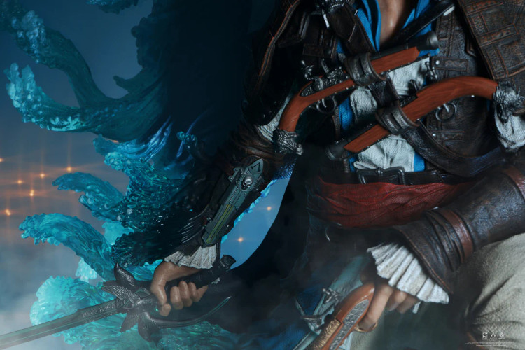 فیگور اساسین کرید بلک فلگ ادوارد نسخه اکسکلوسو برند پیورآرت مدل Assassin's Creed Black Flag Animus Edward Exclusive Edition Pure Arts