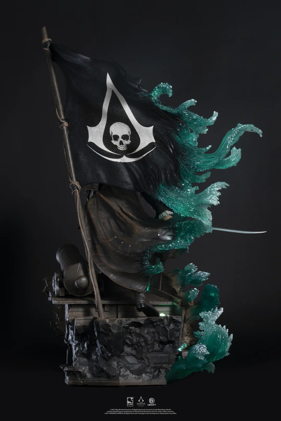 فیگور اساسین کرید بلک فلگ ادوارد نسخه اکسکلوسو برند پیورآرت مدل Assassin's Creed Black Flag Animus Edward Exclusive Edition Pure Arts