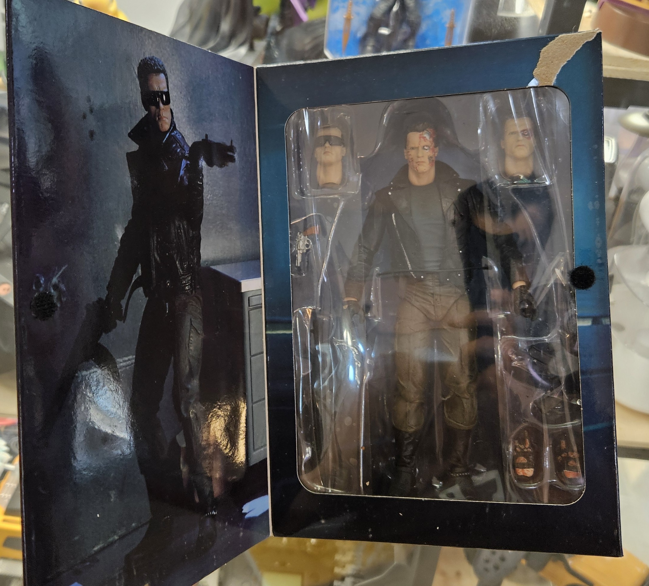 اکشن فیگور نکا مدل ترمیناتور طرح Terminator Ultimate Police Station T-800