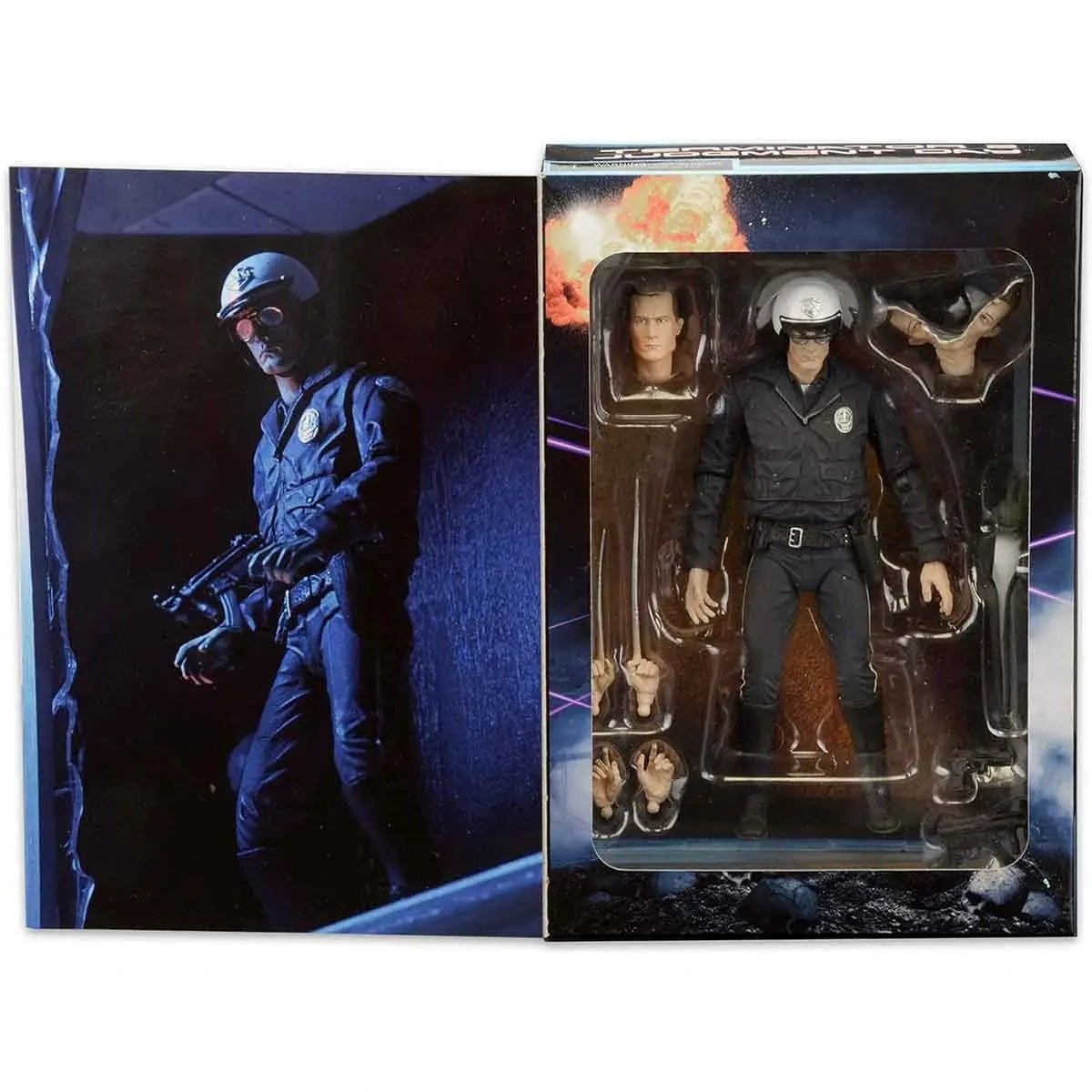اکشن فیگور ترمیناتور 2 تی 1000 نکا اورجینال مدل T-1000 terminator 2 Neca