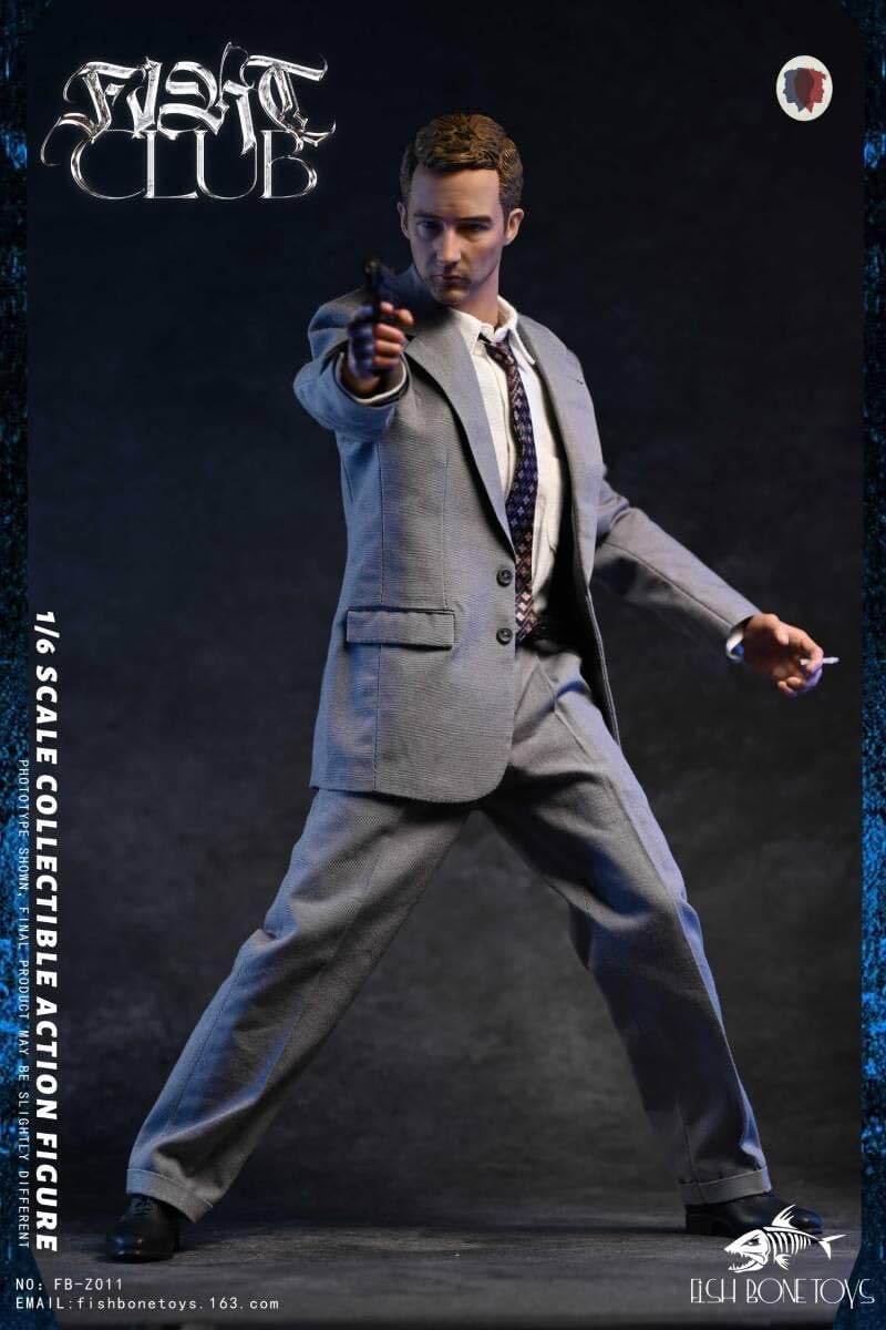 اکشن فیگور فایت کلاب پک دلوکس جک و تایلر 1/6 برند فیش بون FIGHT CLUB Delux Version fishbone