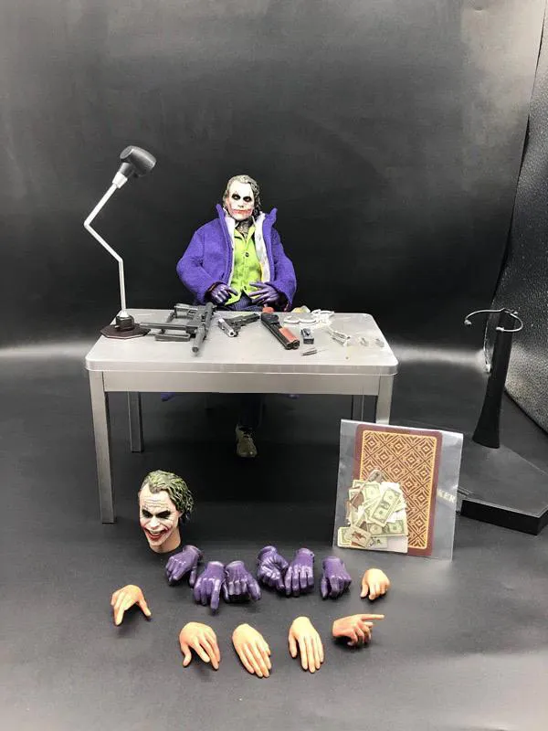 اکشن اکشن فیگور جوکر هیث لجر 1/6 برند لجند کریشن مدل Joker Heath Ledger The Dark Knight LEGEND CREATION DX11