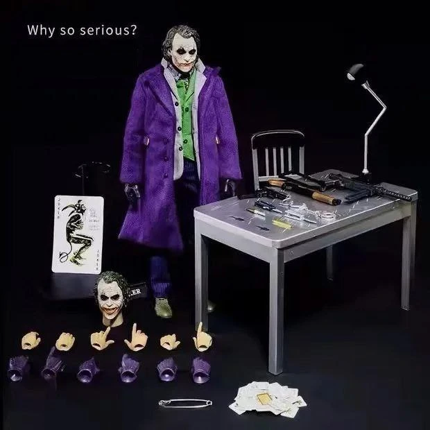 اکشن اکشن فیگور جوکر هیث لجر 1/6 برند لجند کریشن مدل Joker Heath Ledger The Dark Knight LEGEND CREATION DX11