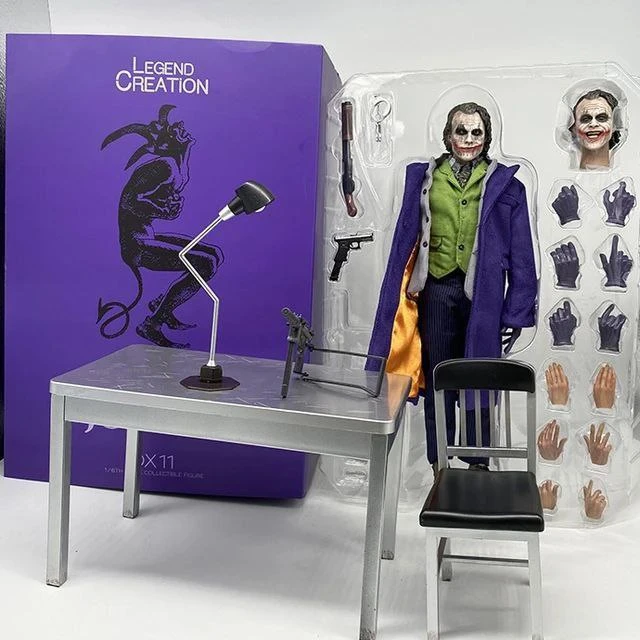 اکشن اکشن فیگور جوکر هیث لجر 1/6 برند لجند کریشن مدل Joker Heath Ledger The Dark Knight LEGEND CREATION DX11
