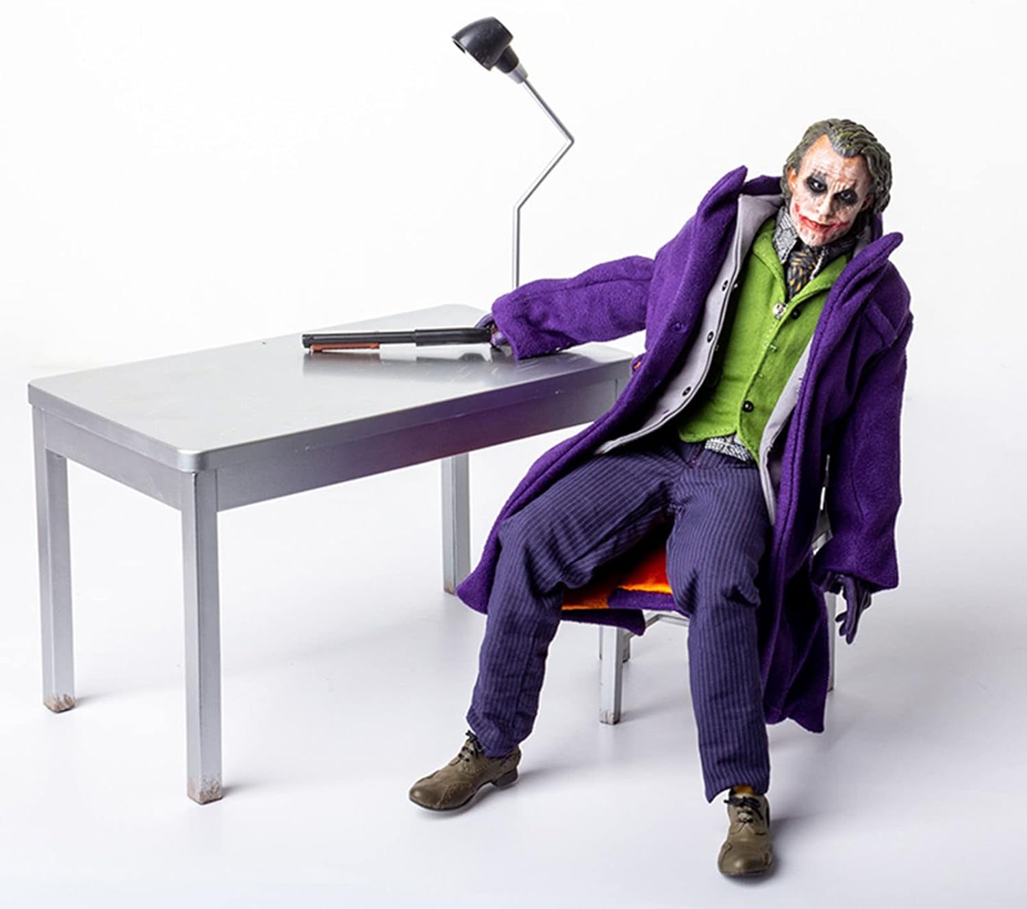 اکشن اکشن فیگور جوکر هیث لجر 1/6 برند لجند کریشن مدل Joker Heath Ledger The Dark Knight LEGEND CREATION DX11
