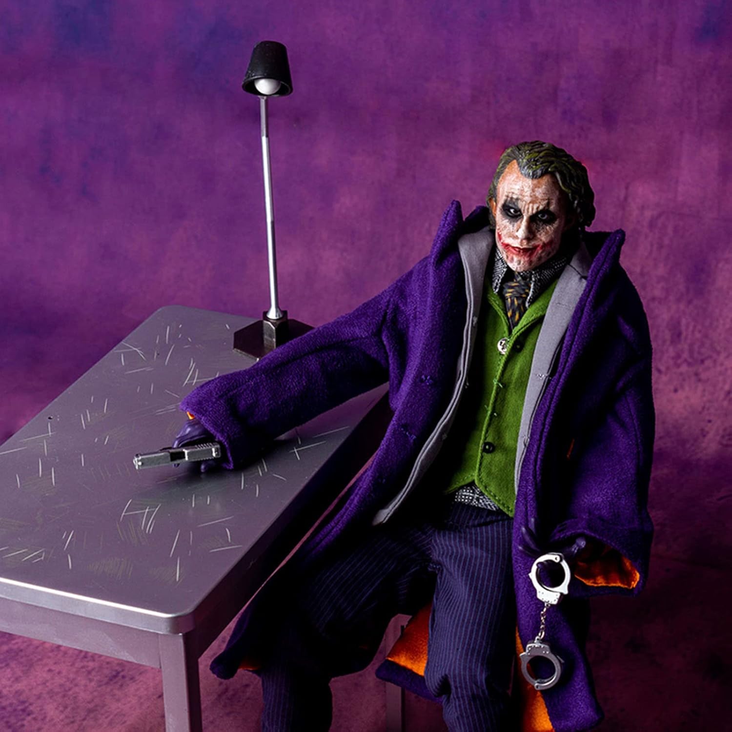 اکشن اکشن فیگور جوکر هیث لجر 1/6 برند لجند کریشن مدل Joker Heath Ledger The Dark Knight LEGEND CREATION DX11
