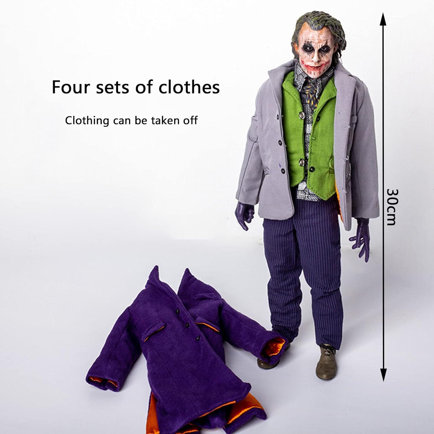 اکشن اکشن فیگور جوکر هیث لجر 1/6 برند لجند کریشن مدل Joker Heath Ledger The Dark Knight LEGEND CREATION DX11
