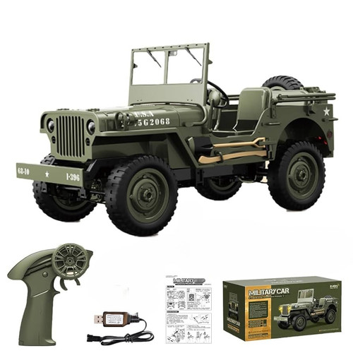 ماشین کنترلی جیپ ویلیز ارتشی مدل Military Jeep 8815