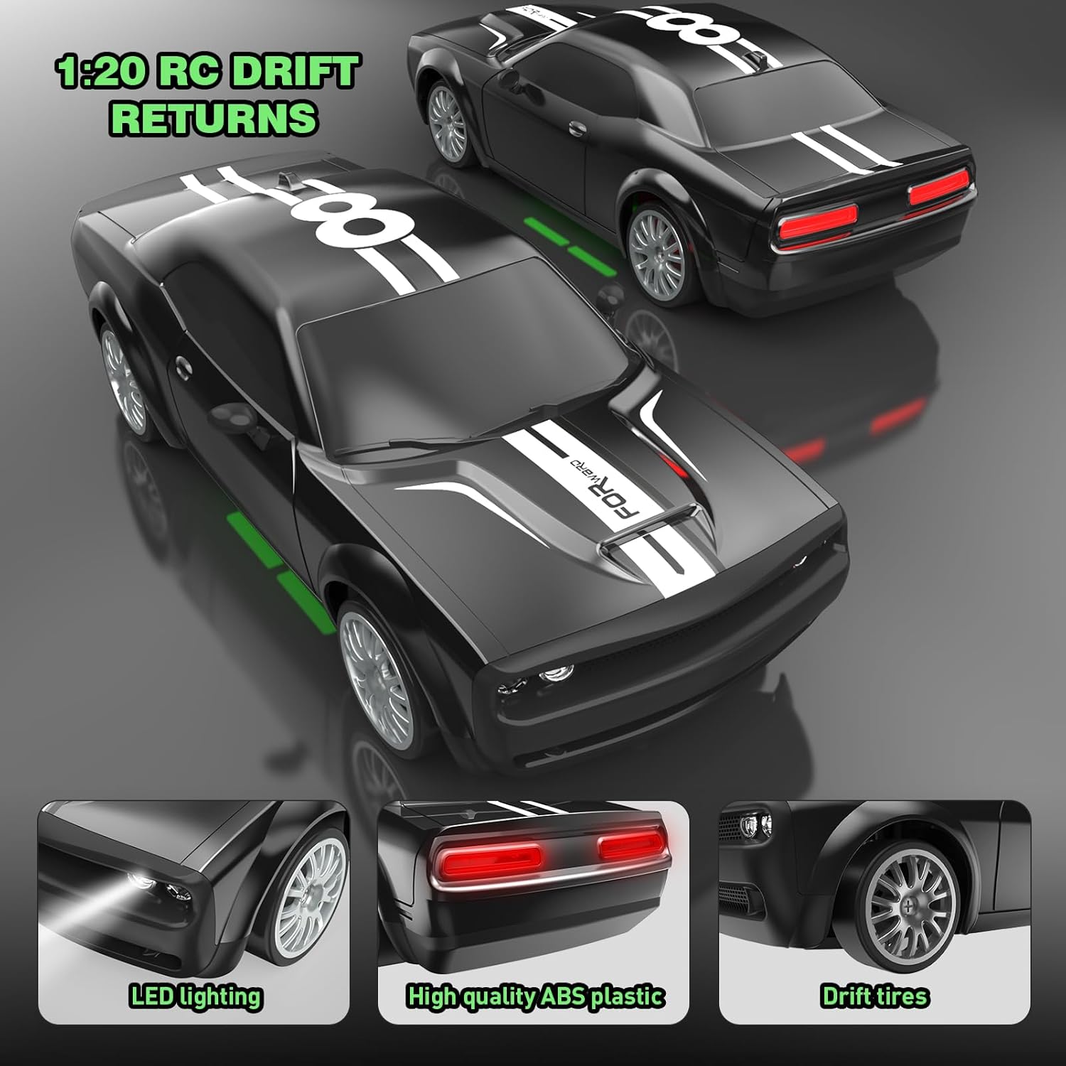 ماشین کنترلی دریفت دوج چلنجر مدل Dodge Challenger JY 2004