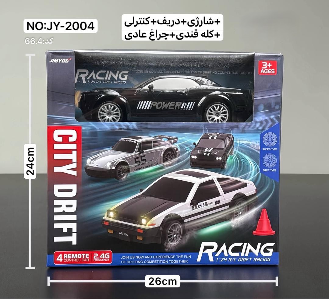 ماشین کنترلی دریفت دوج چلنجر مدل Dodge Challenger JY 2004