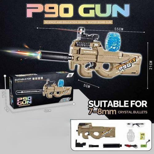 تفنگ تیر ژله ای رگباری P90 مدل P90 Gun