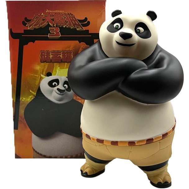 اکشن فیگور و قلک پاندای کونگ فو کار جعبه دار Kung Fu Panda