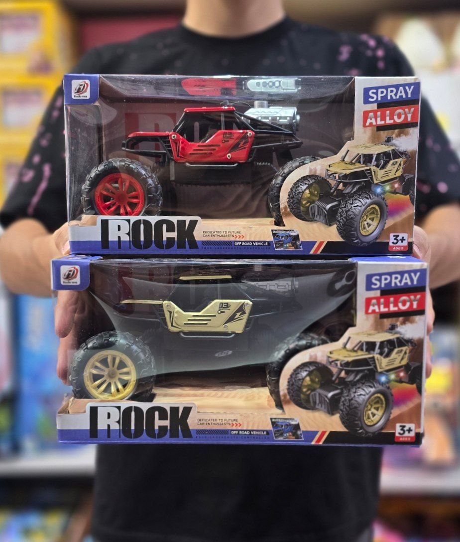 ماشین کنترلی آفرود شارژی دودزا بدنه چراغدار مدل 888