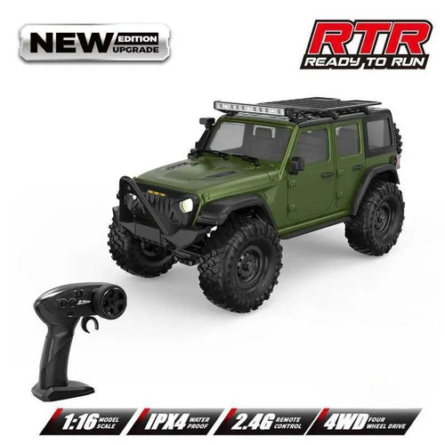 ماشین کنترلی لندرور دیفندر رالی صخره نورد اچ بی نقره ای 1/16 مدل 1609