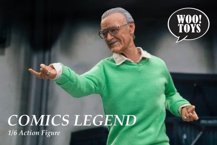 اکشن فیگور استن لی 1/6 مدل Stan Lee Woo Toys Comics Legend