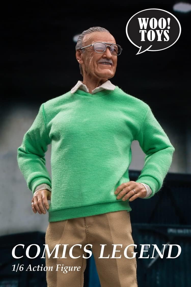 اکشن فیگور استن لی 1/6 مدل Stan Lee Woo Toys Comics Legend