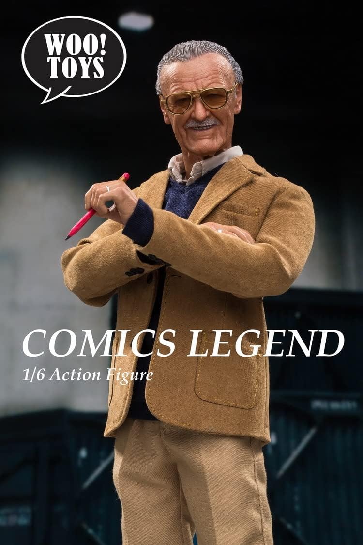 اکشن فیگور استن لی 1/6 مدل Stan Lee Woo Toys Comics Legend