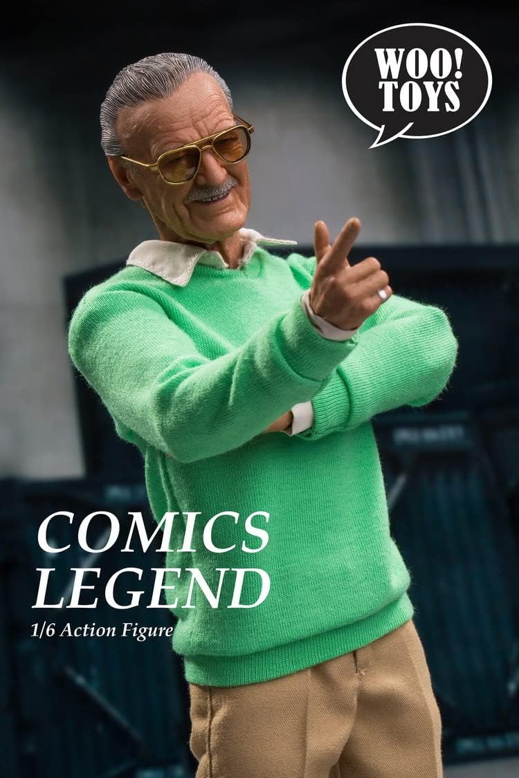 اکشن فیگور استن لی 1/6 مدل Stan Lee Woo Toys Comics Legend