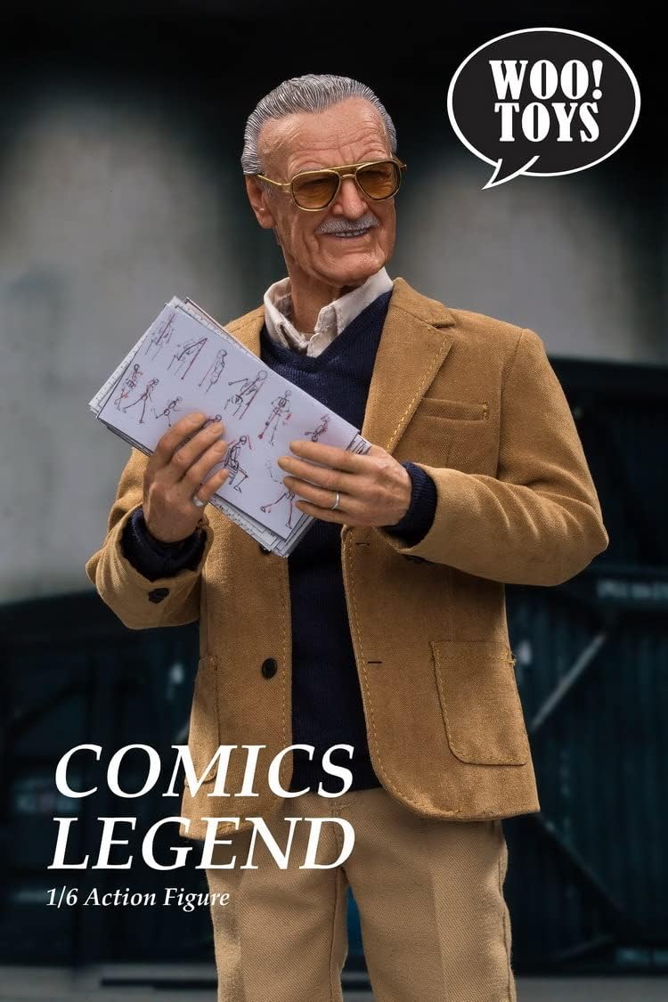 اکشن فیگور استن لی 1/6 مدل Stan Lee Woo Toys Comics Legend