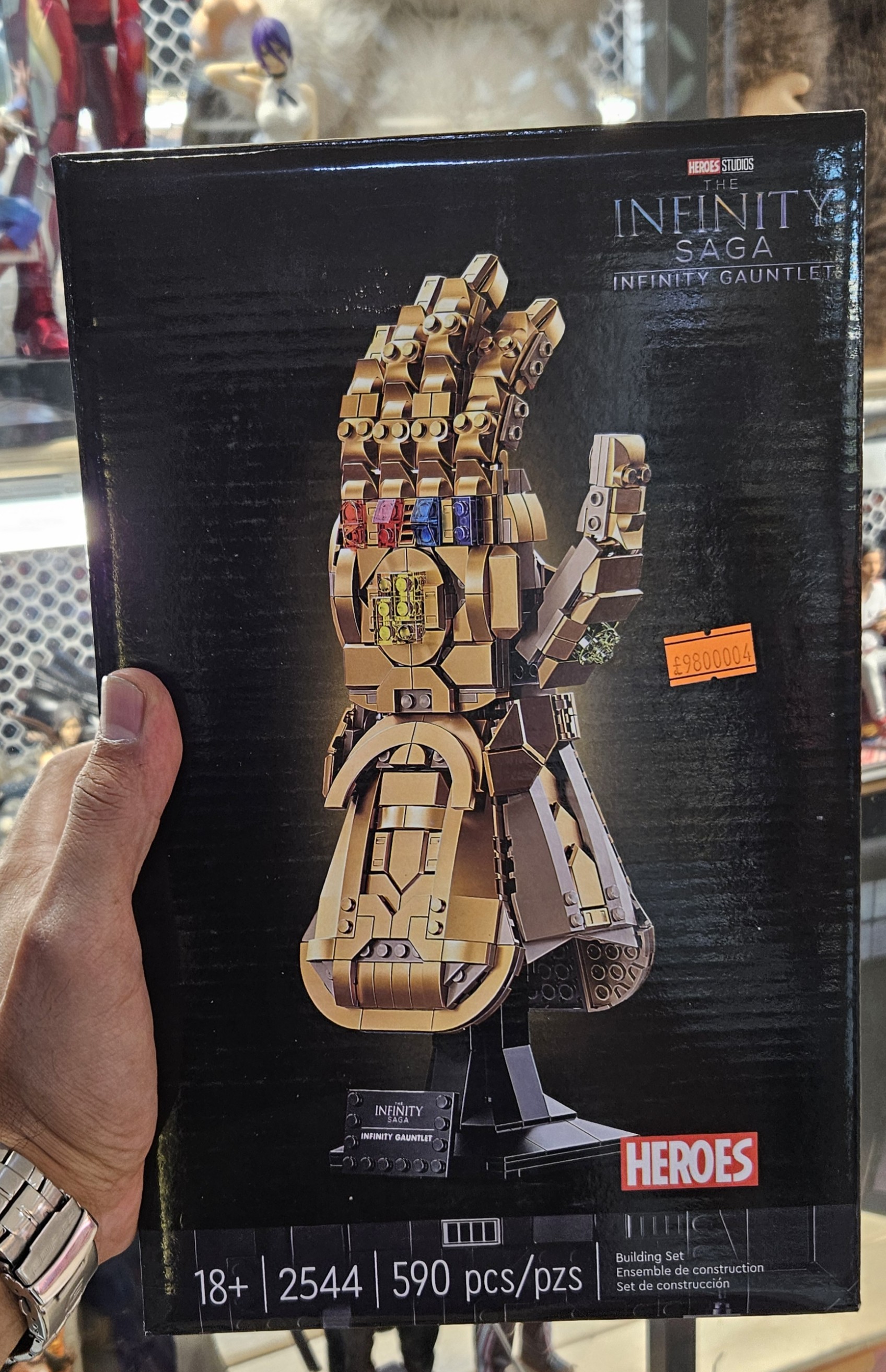 لگو دستکش تانوس 590 قطعه برند bela lari tank 2544