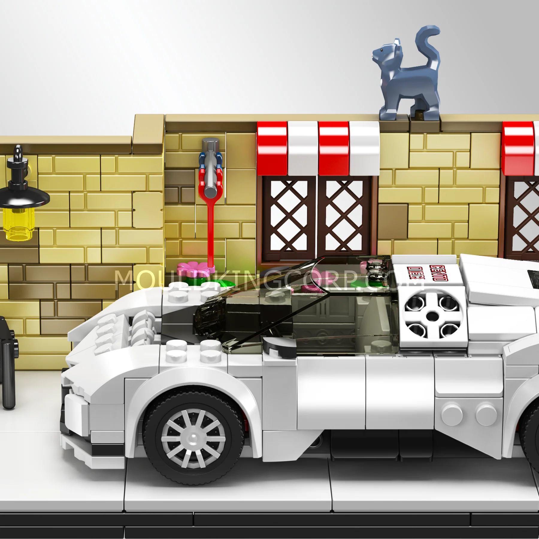 لگو ماشین بوگاتی 588 قطعه همراه خیابان مولد کینگ مدل 24065