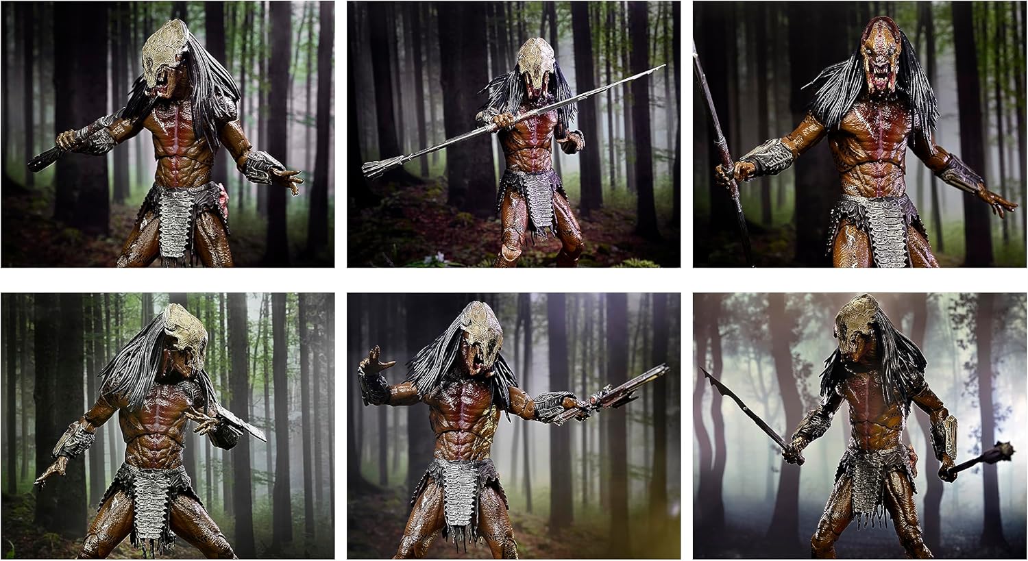 اکشن فیگور شکارچی وحشی پردیتور نسخه 2022 مدل Prey Ultimate Feral Predator 2022 Neca