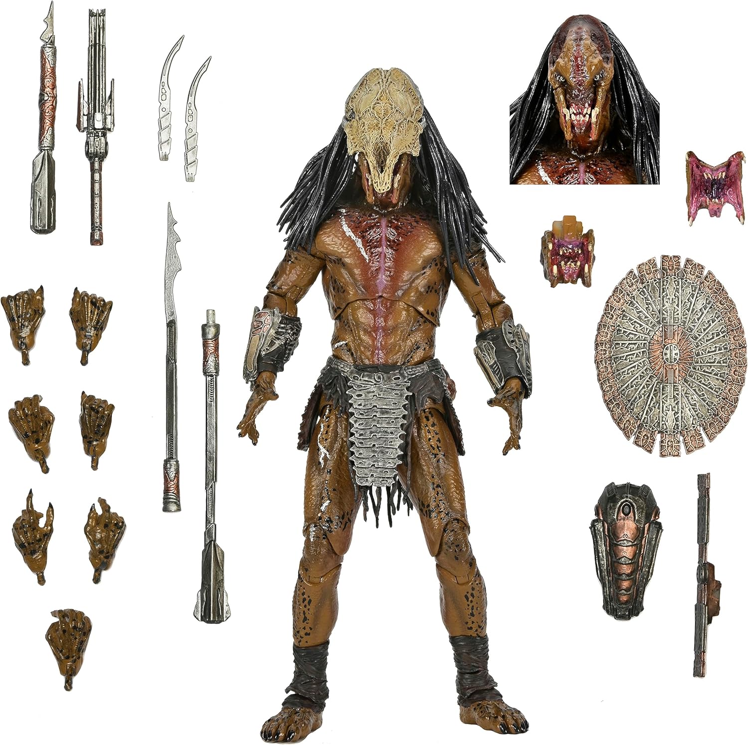 اکشن فیگور شکارچی وحشی پردیتور نسخه 2022 مدل Prey Ultimate Feral Predator 2022 Neca