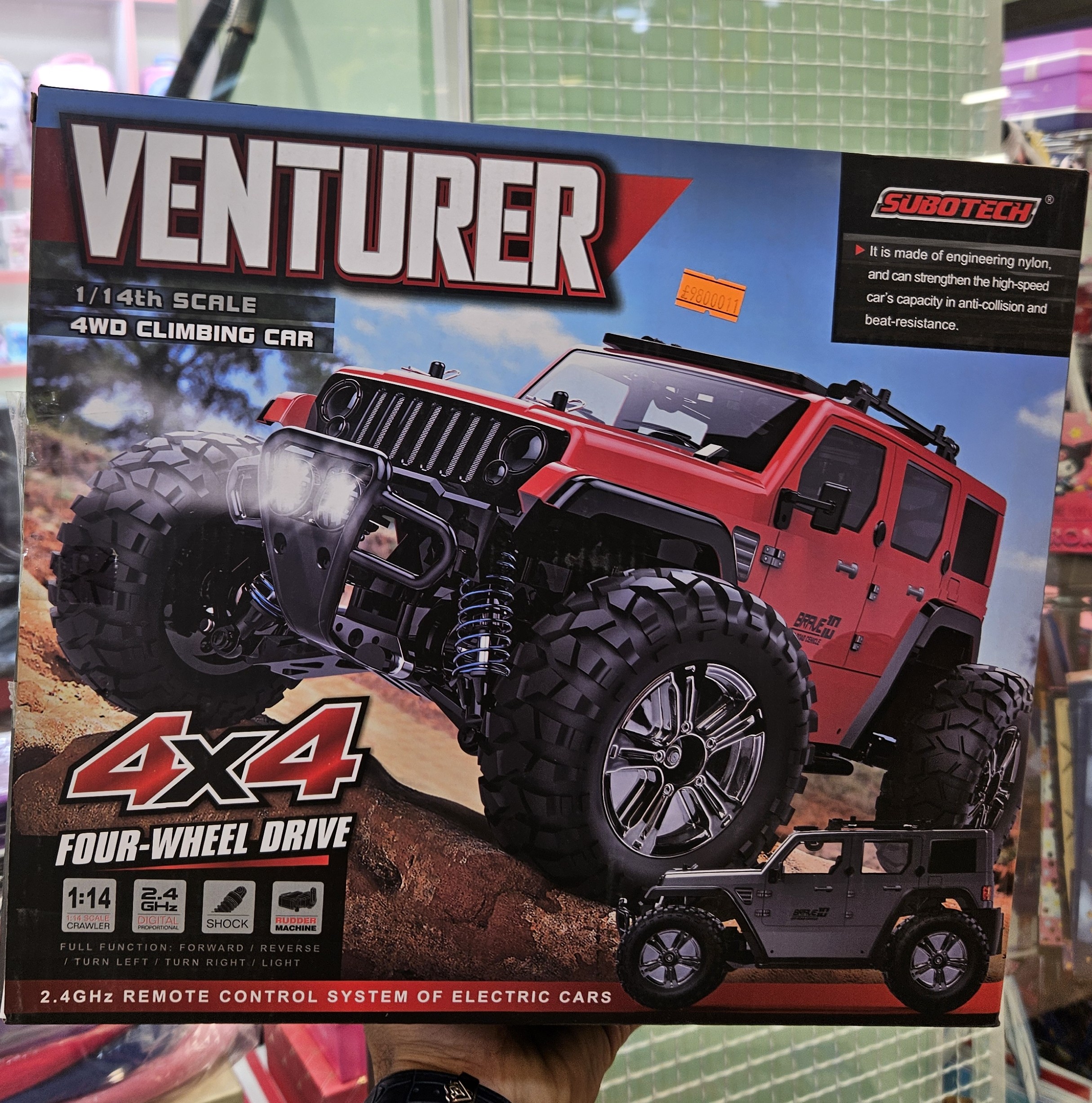 ماشین کنترلی جیپ آفرود 46 کیلومتر سرعتی مدل 1521