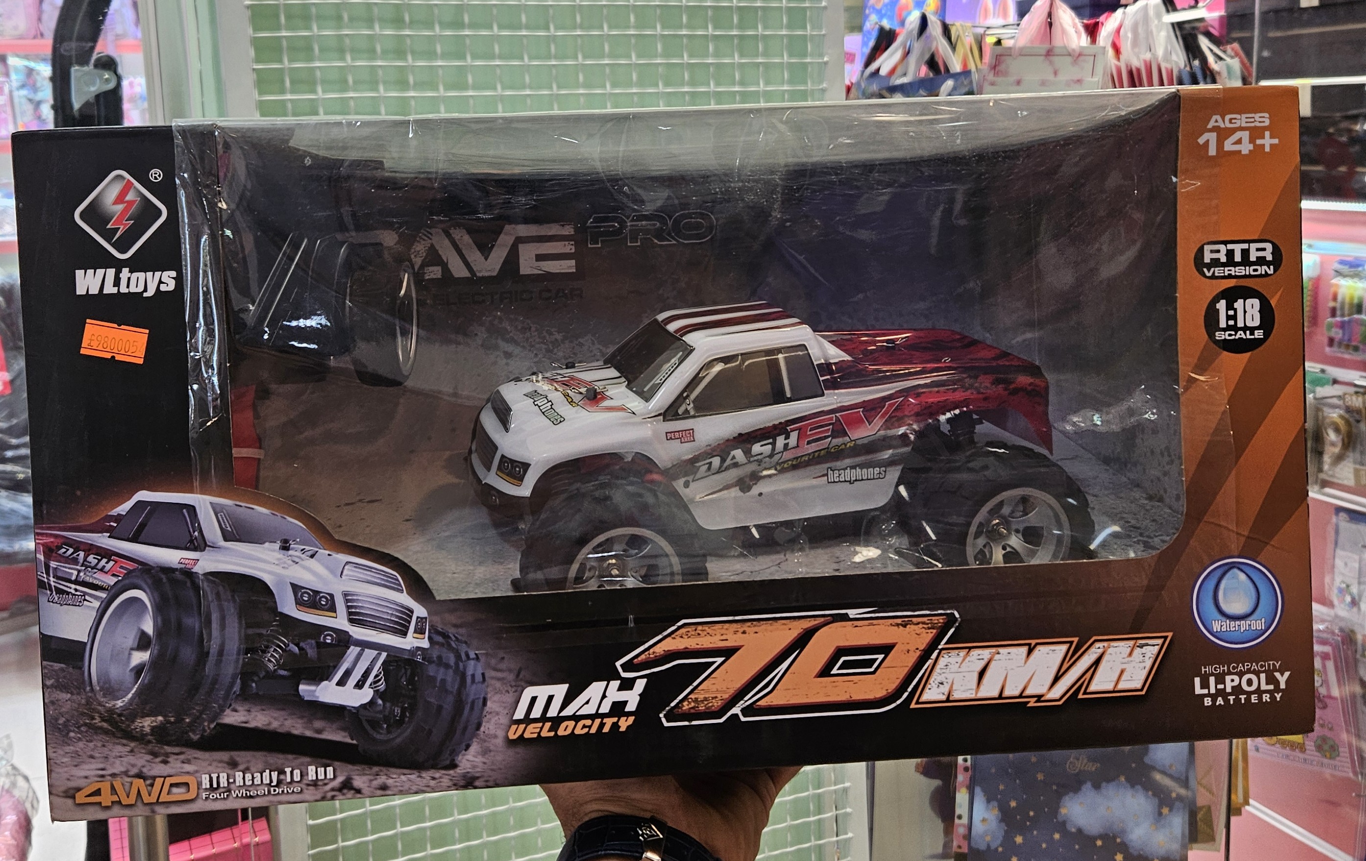 ماشین کنترلی آفرود 70 کیلومتر دبلیو ال تویز مدل WL A979B