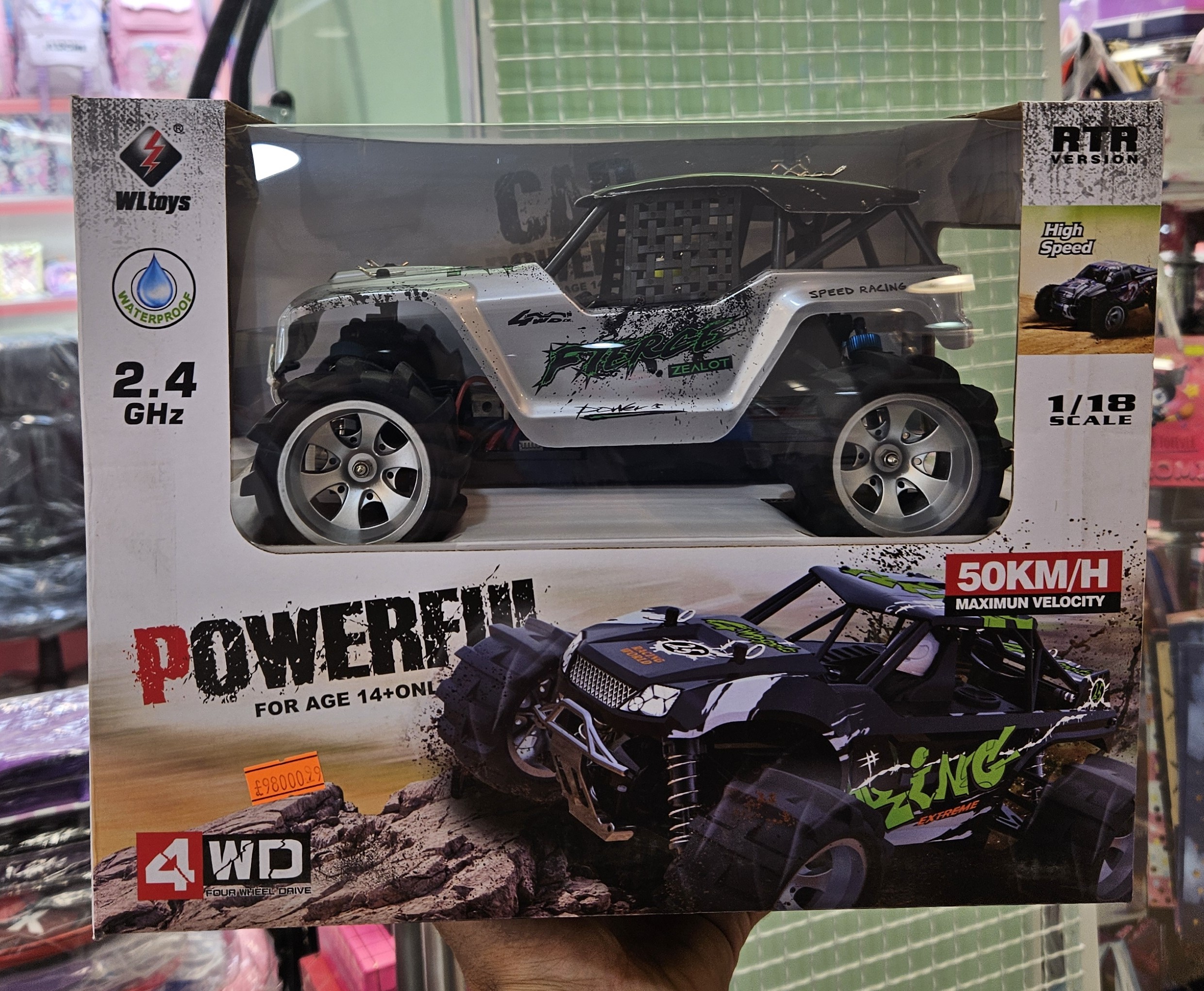 ماشین کنترلی آفرود 50 کیلومتر ساحلی دبلیو ال تویز مدل WL A9793