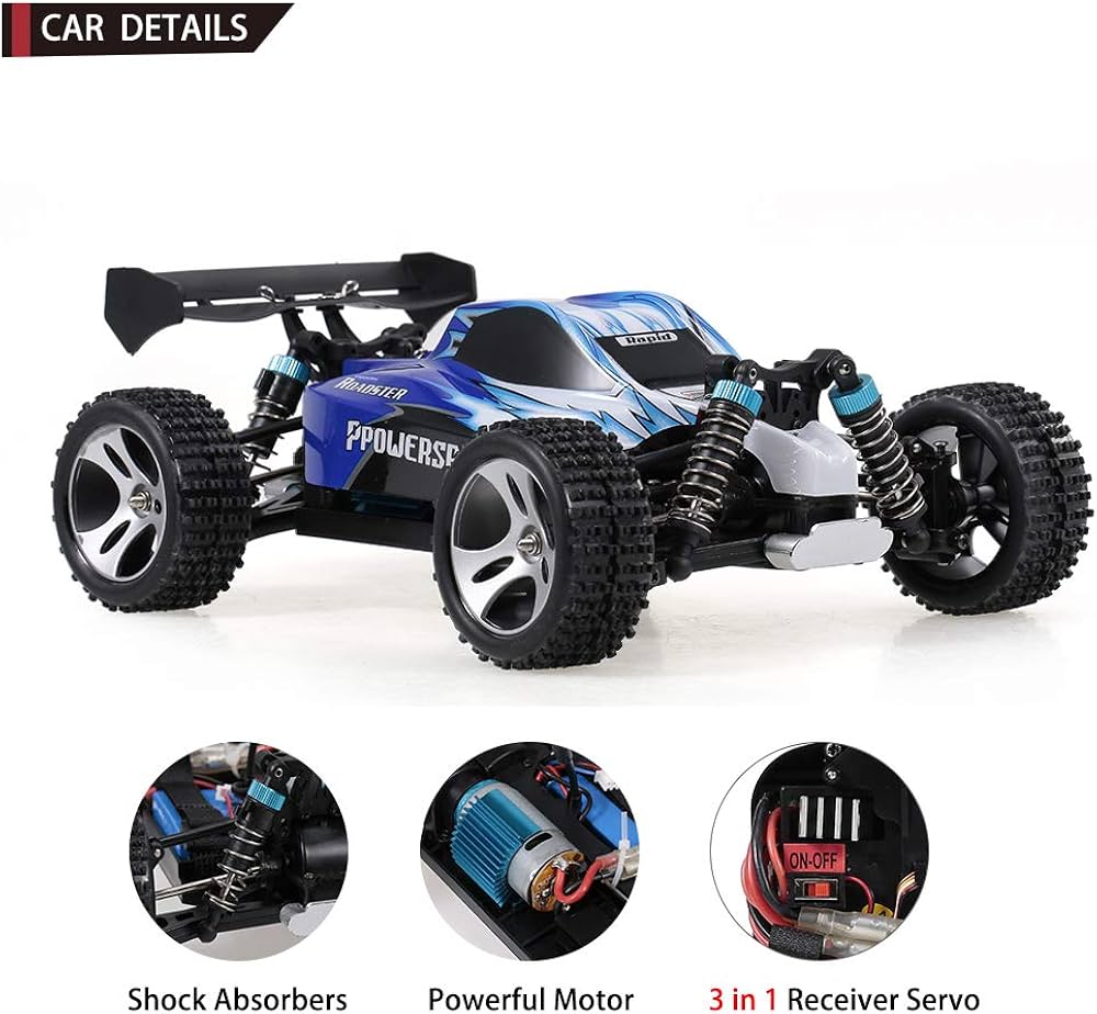 ماشین کنترلی آفرود 50 کیلومتر دبلیو ال تویز مدل WL A959B