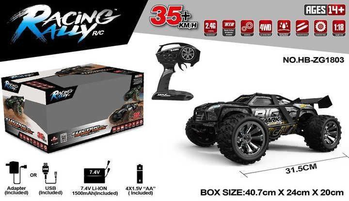 ماشین کنترلی آفرود 35 کیلومتر اچ بی تویز مدل HB 1803