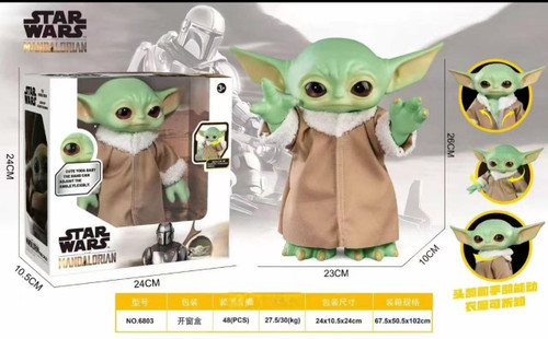 اکشن فیگور مدل جنگ ستارگان طرح بیبی یودا جعبه دار 25 سانت