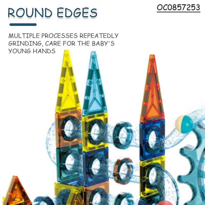 اسباب بازی کاشی های مغناطیسی 109 تکه چرخ و فلک دار