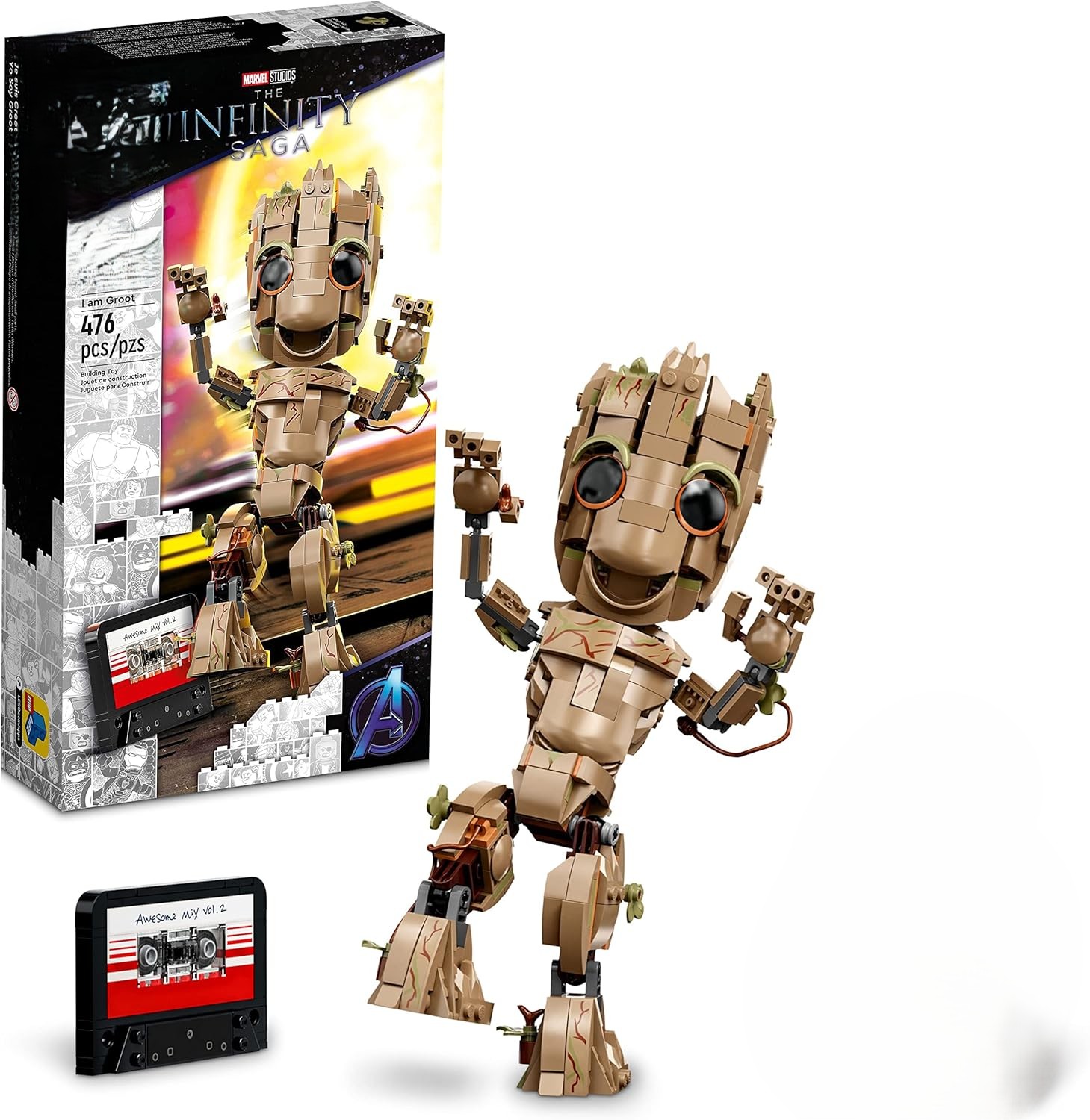 لگو مارول گروت 538 قطعه مدل 6017