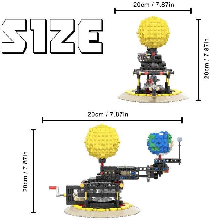 لگو منظومه شمسی کره زمین و خورشید چرخشی 462 قطعه 24477