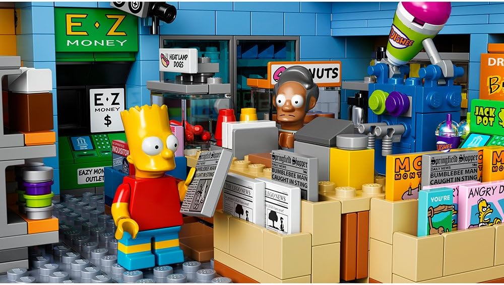 لگو فروشگاه سیمسون ها 2179 قطعه مدل Kewik E Mart 3016