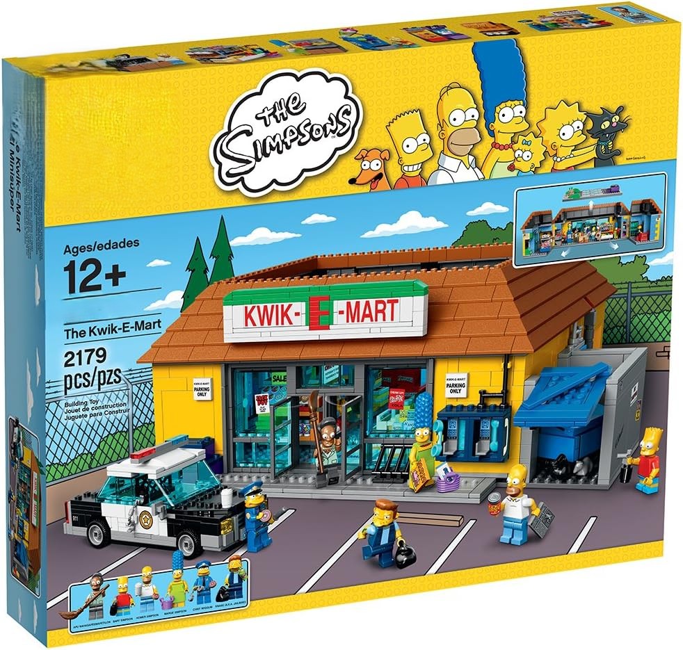 لگو فروشگاه سیمسون ها 2179 قطعه مدل Kewik E Mart 3016