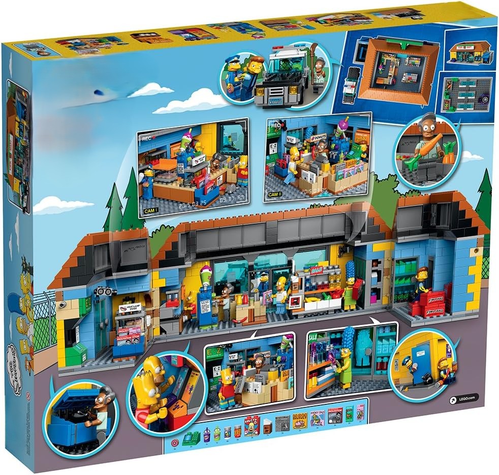 لگو فروشگاه سیمسون ها 2179 قطعه مدل Kewik E Mart 3016