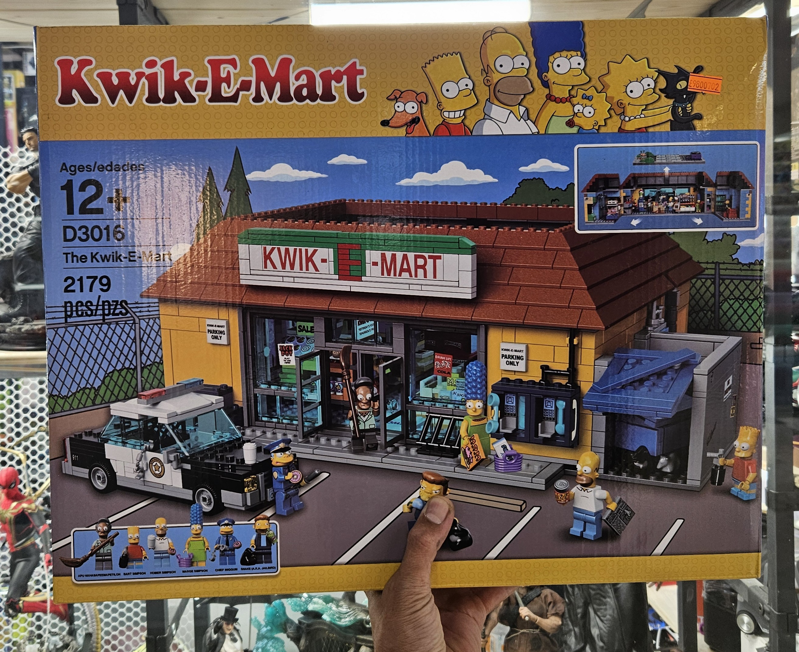 لگو فروشگاه سیمسون ها 2179 قطعه مدل Kewik E Mart 3016