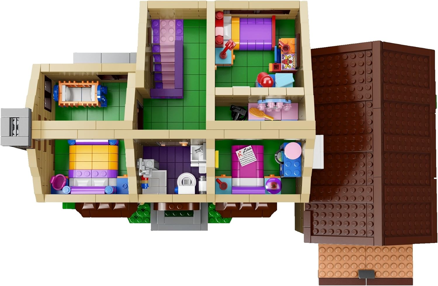 لگو خانه سیمسون ها 2523 قطعه مدل Warm Family 1006