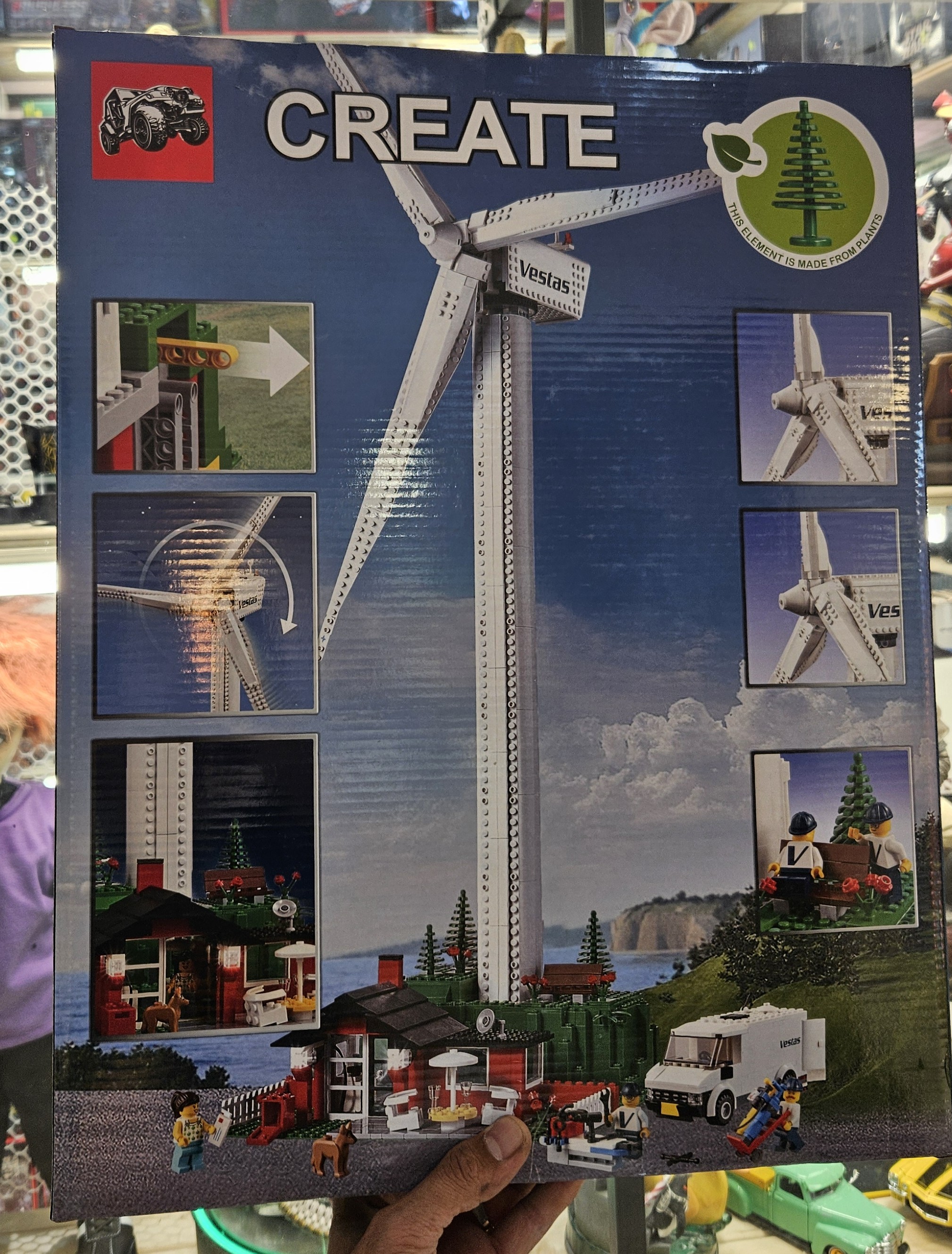 لگو توربین بادی موتوردار 844 قطعه مدل 11394