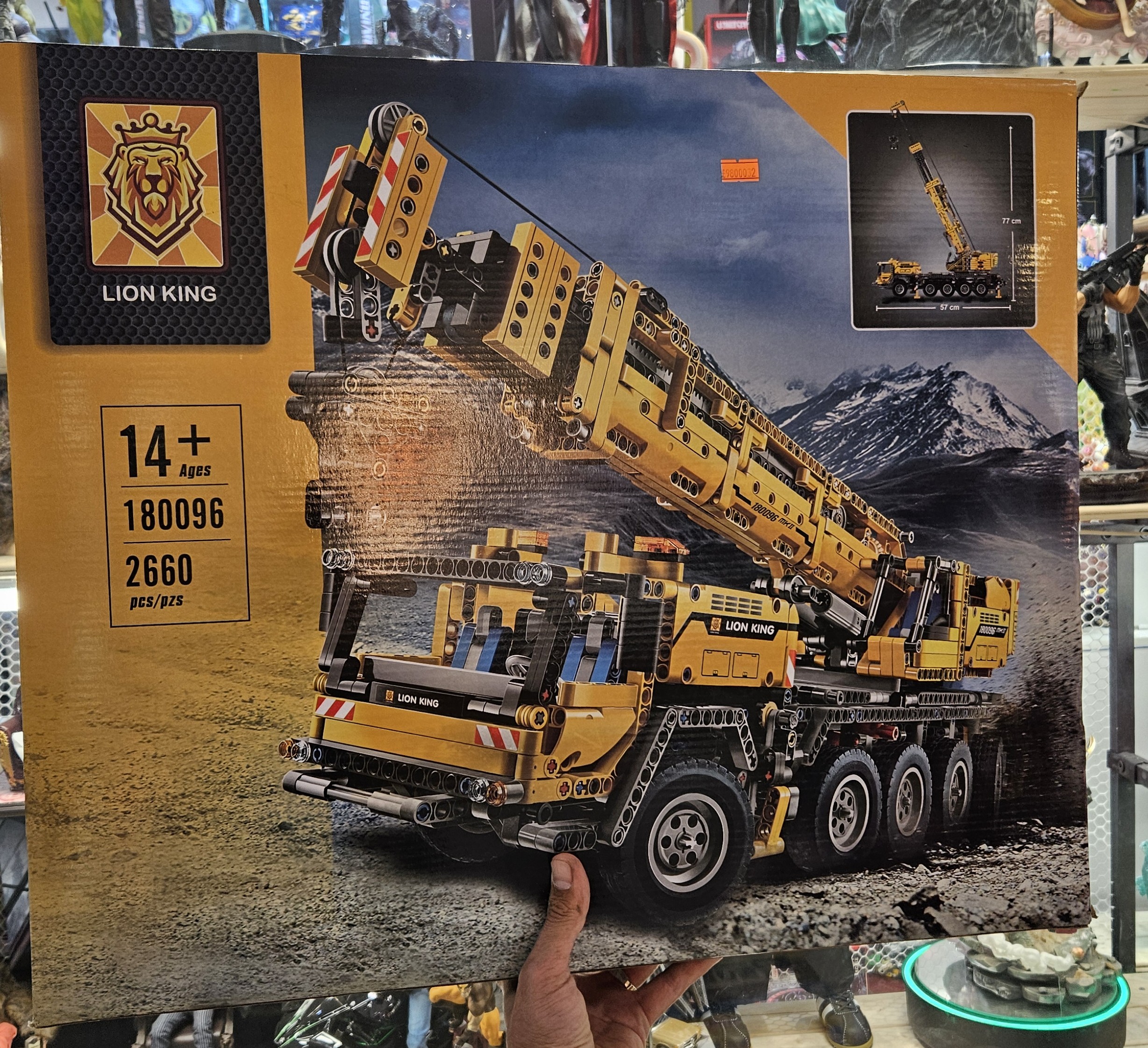 لگو کامیون جرثقیل کنترلی 2660 قطعه مدل 180096