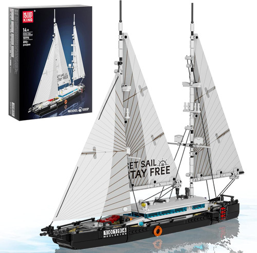 لگو قایق تفریحی بادبان دار 893 قطعه مولدکینگ مدل Mouldking 10194