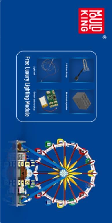 لگو چرخ و فلک شهربازی موتوردار 3836 قطعه مولدکینگ Mouldking 11006