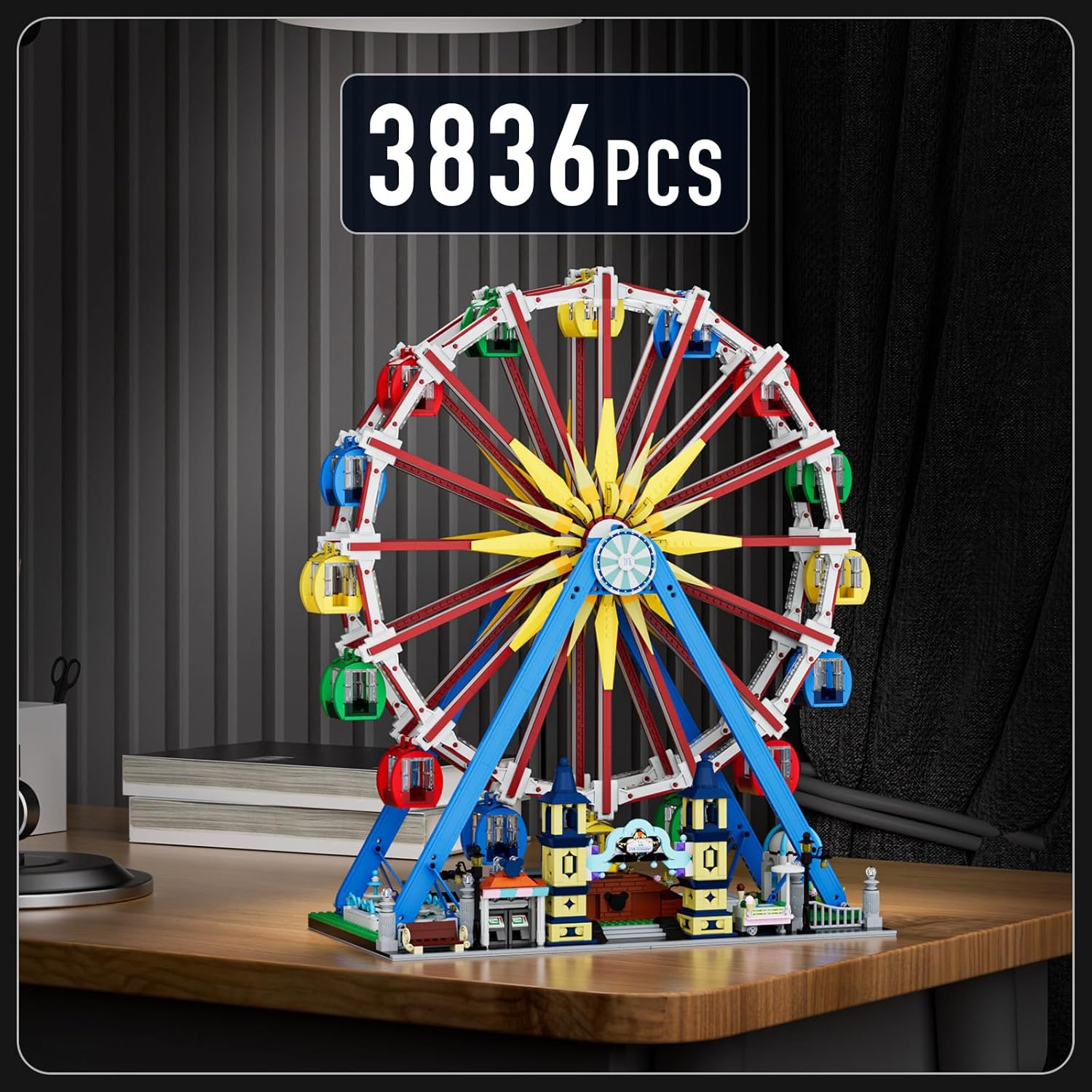 لگو چرخ و فلک شهربازی موتوردار 3836 قطعه مولدکینگ Mouldking 11006