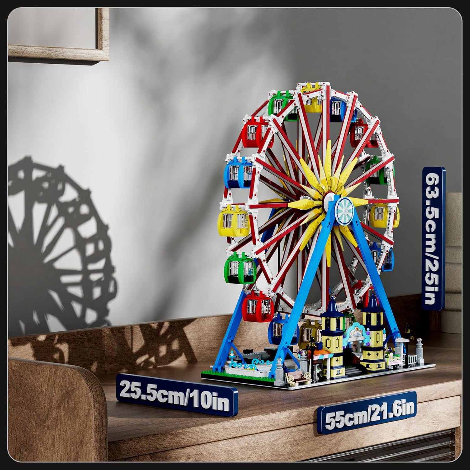 لگو چرخ و فلک شهربازی موتوردار 3836 قطعه مولدکینگ Mouldking 11006